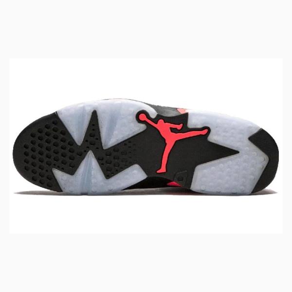 Air Jordan 6 Nike Retro Infrared Chaussure De Basketball Homme Noir Rouge | JD-981EC